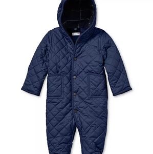 Ralph Lauren Navy Quilted Hooded Outfit